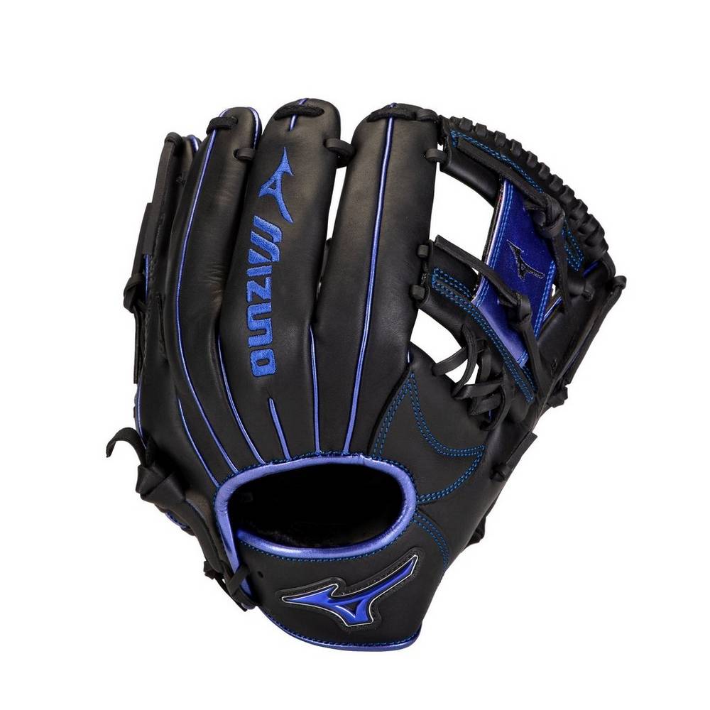 Luva Baseball Mizuno MVP Prime SE Infield 11.5" - Homem - Pretas/Azul Marinho - YLJXA5436